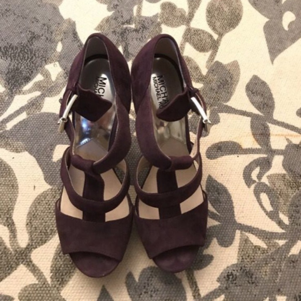 Michael Kors Dark Purple Heels